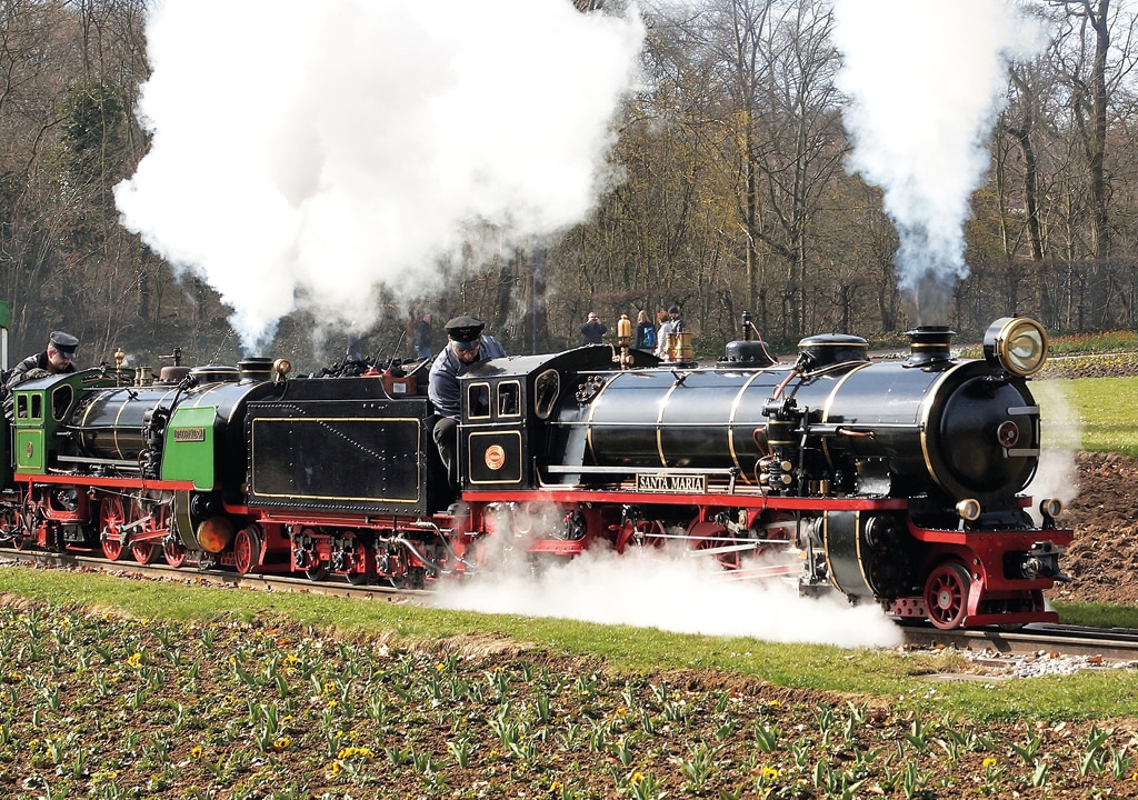 Dampflokomotive Santa Maria